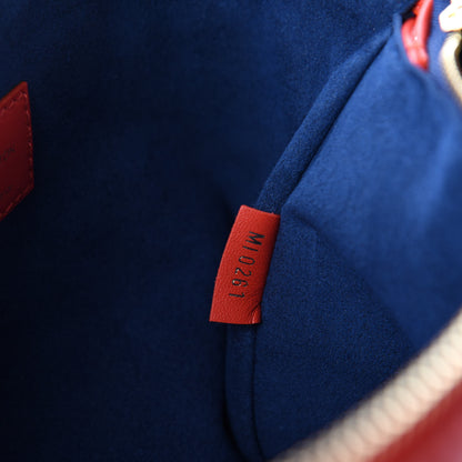 Louis Vuitton Lambskin Embossed Monogram Coussin PM Red 9 of 11