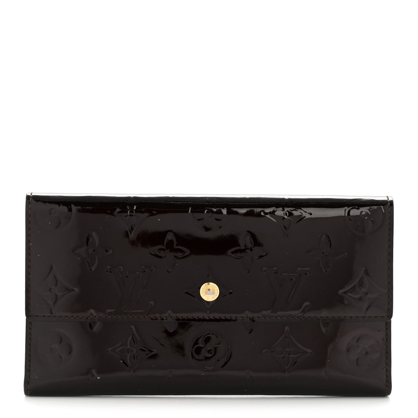 Vernis Porte Tresor International Wallet Amarante