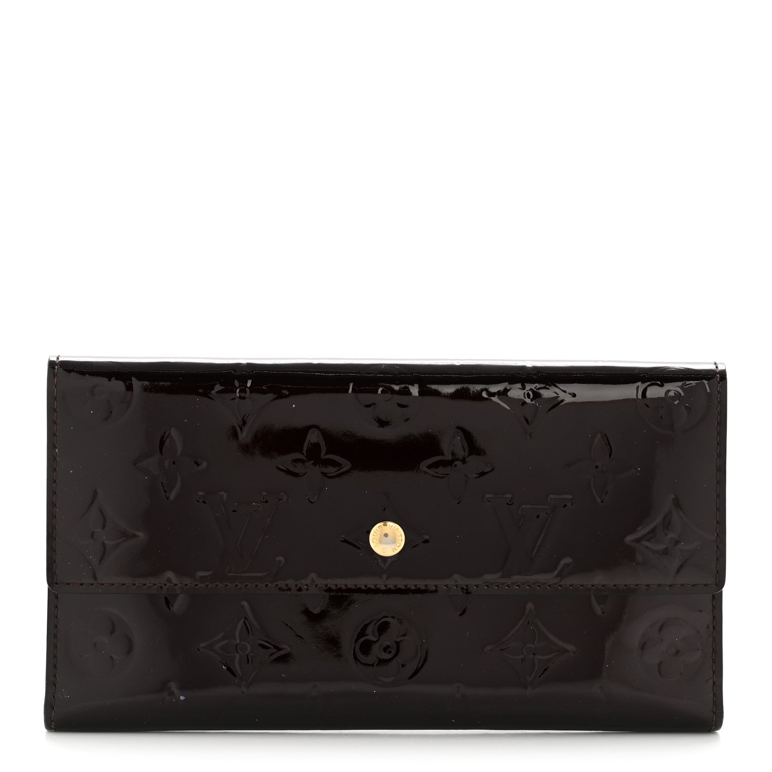 Louis Vuitton Vernis Porte Tresor International Wallet Amarante 1 of 11