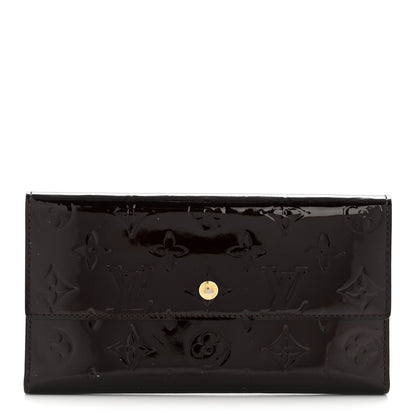 Louis Vuitton Vernis Porte Tresor International Wallet Amarante 1 of 11