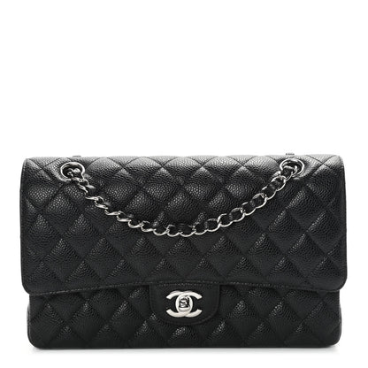 Chanel Caviar Quilted Medium Double Flap Black 1 of 8