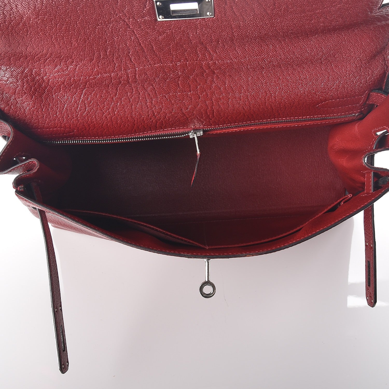 Hermes Chevre De Coromandel Kelly Retourne 32 Rouge H 9 of 38