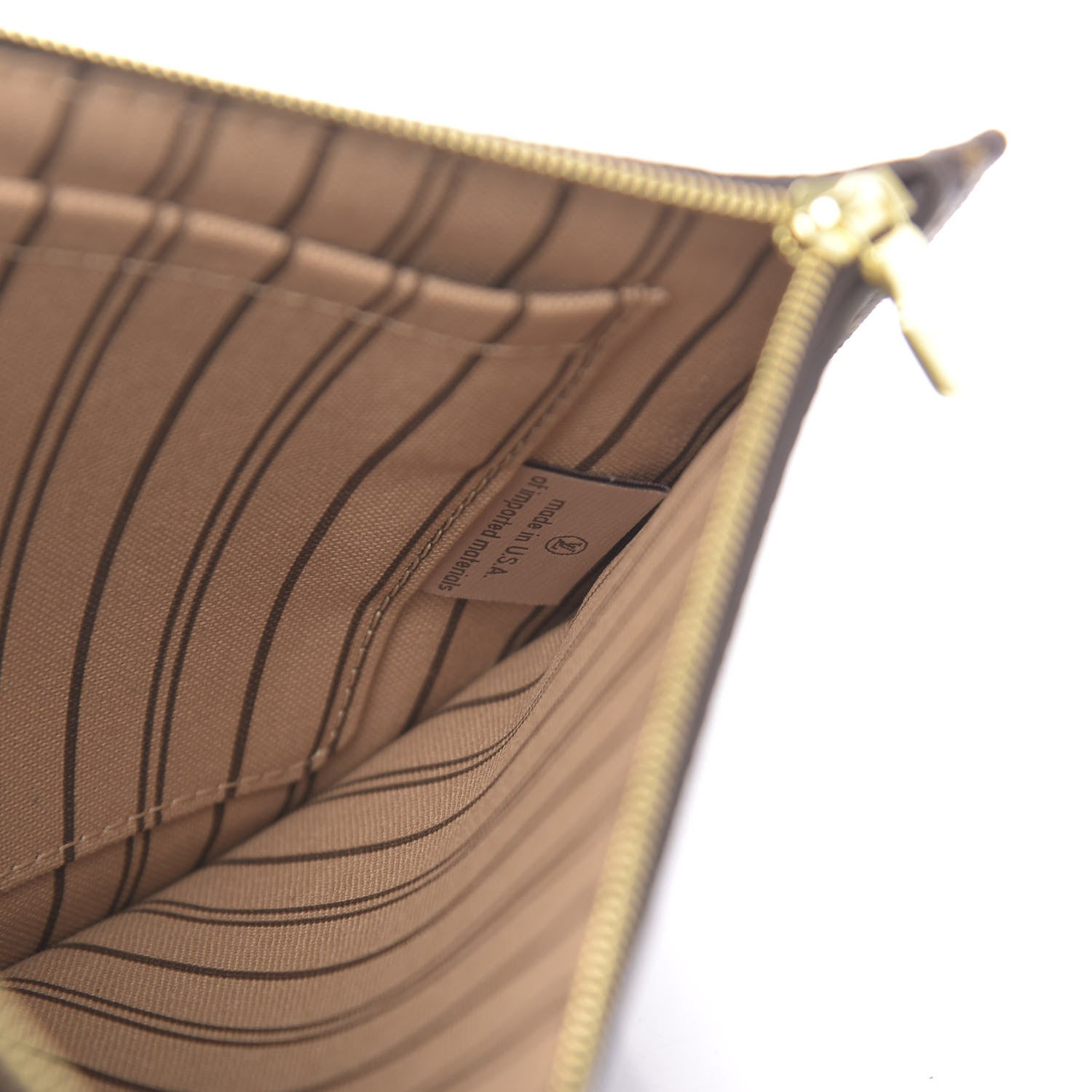 Louis Vuitton Monogram Neverfull MM GM Pochette 7 of 8