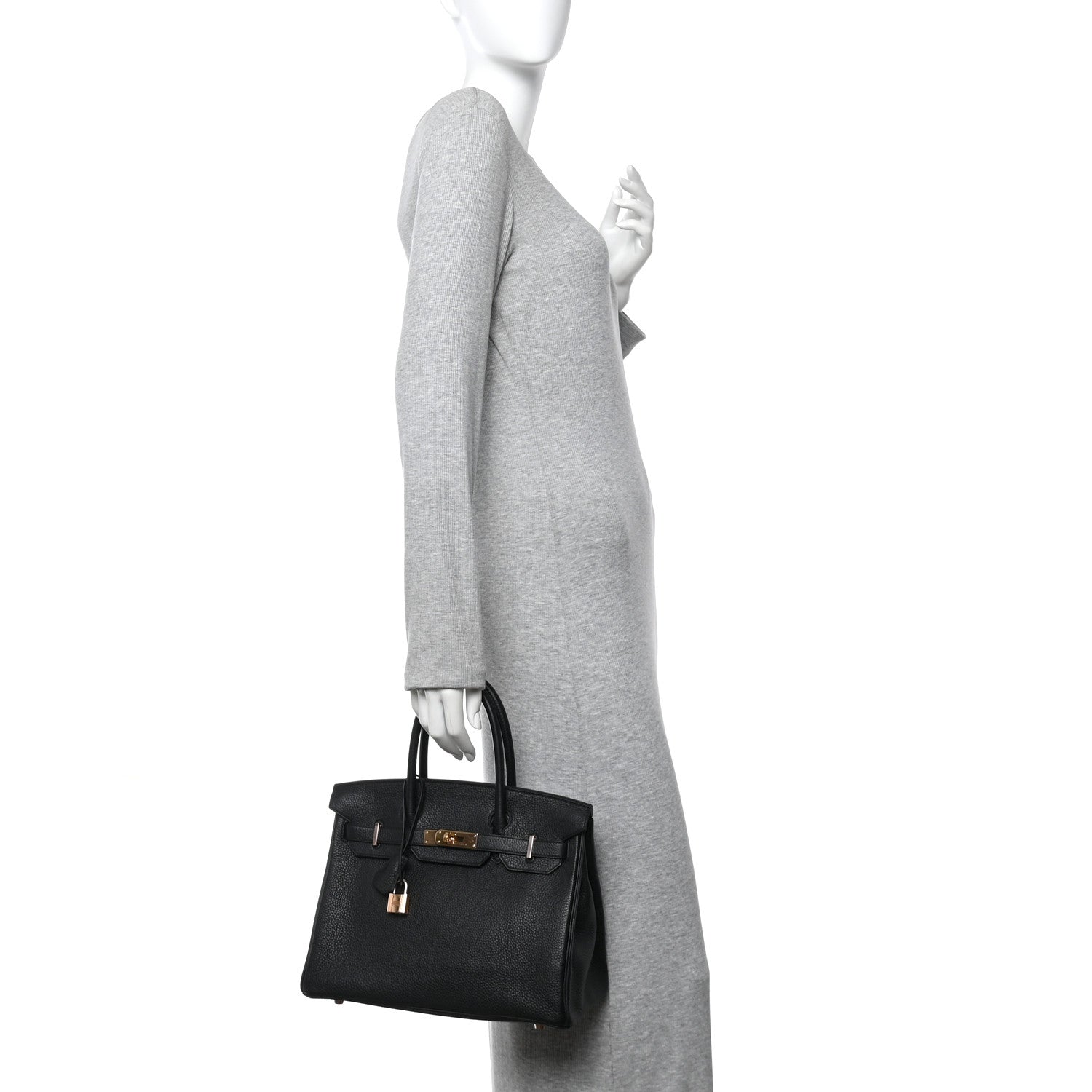 Hermes Togo Birkin 30 Black 2 of 11