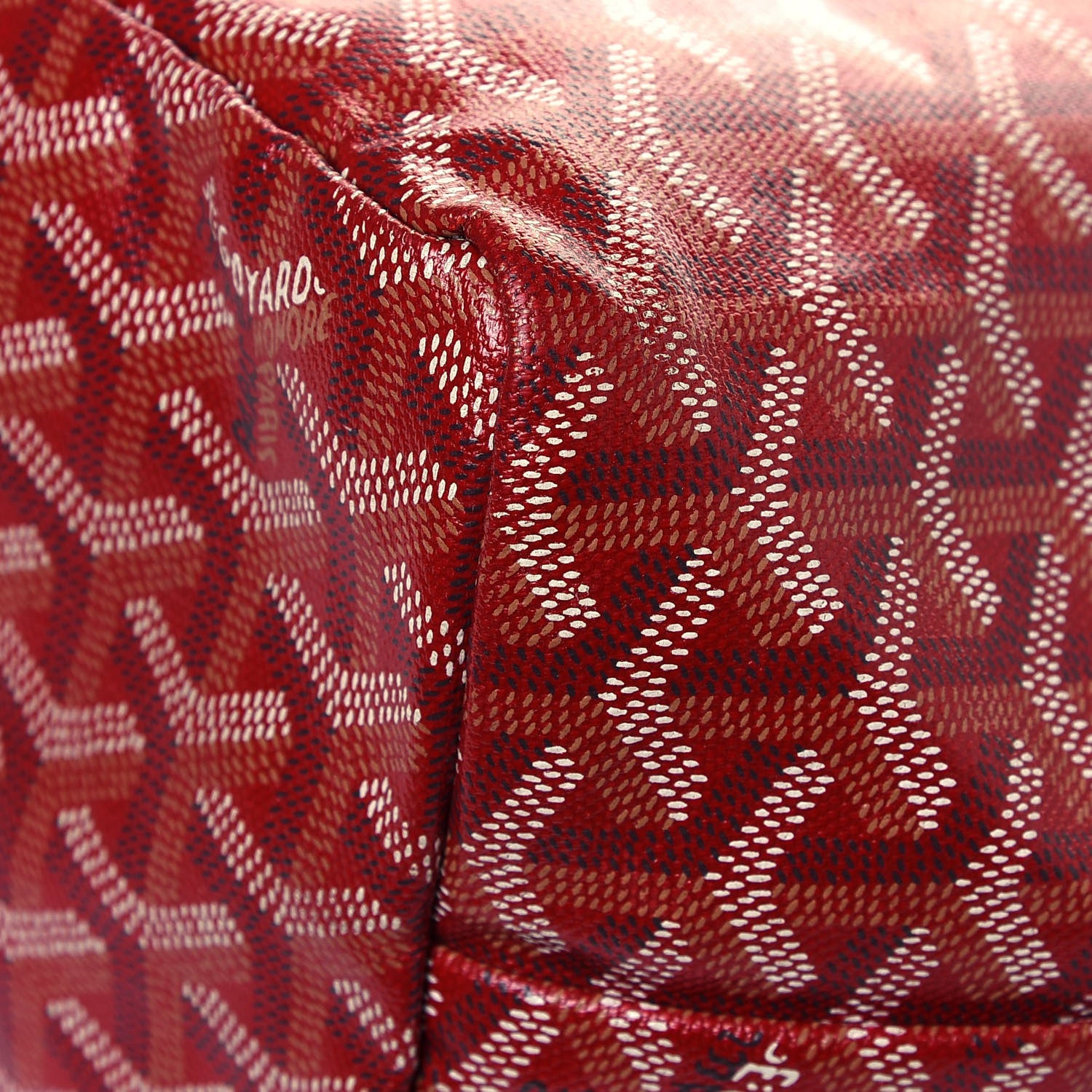Goyard Goyardine Saint Louis PM Red 9 of 11