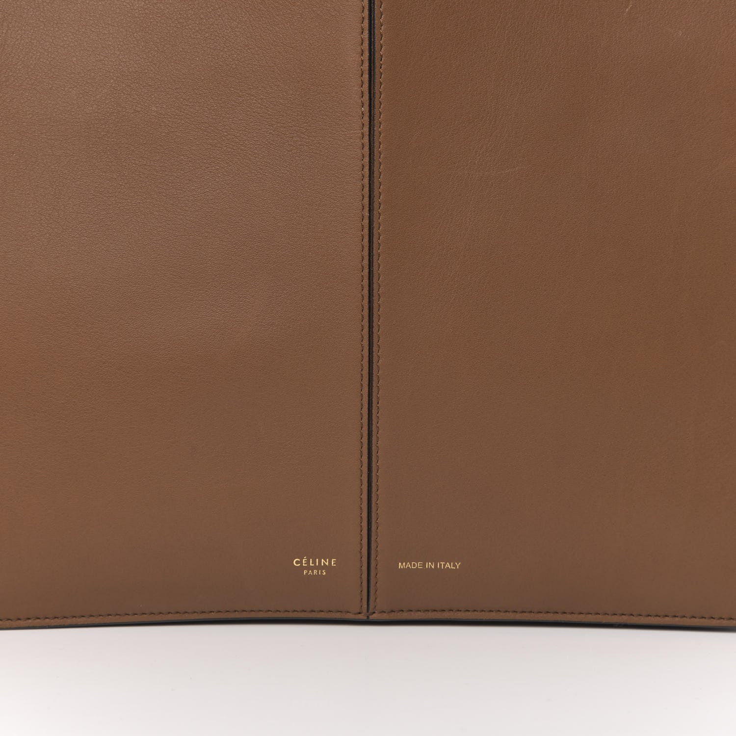 Celine Smooth Calfskin Suede Small Tri-Fold Bag Camel 11 of 11