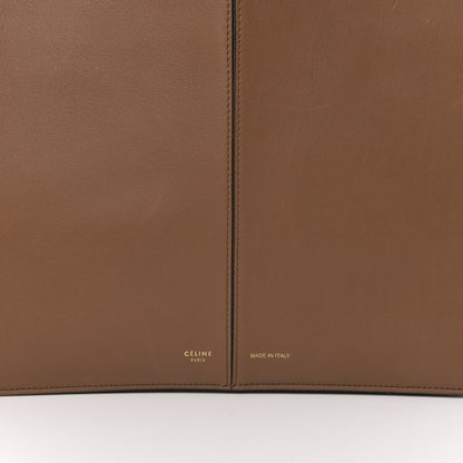 Celine Smooth Calfskin Suede Small Tri-Fold Bag Camel 11 of 11