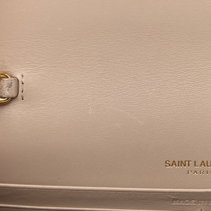Saint Laurent Smooth Calfskin Classic Monogram Kate Tassel Chain Wallet 11 of 14