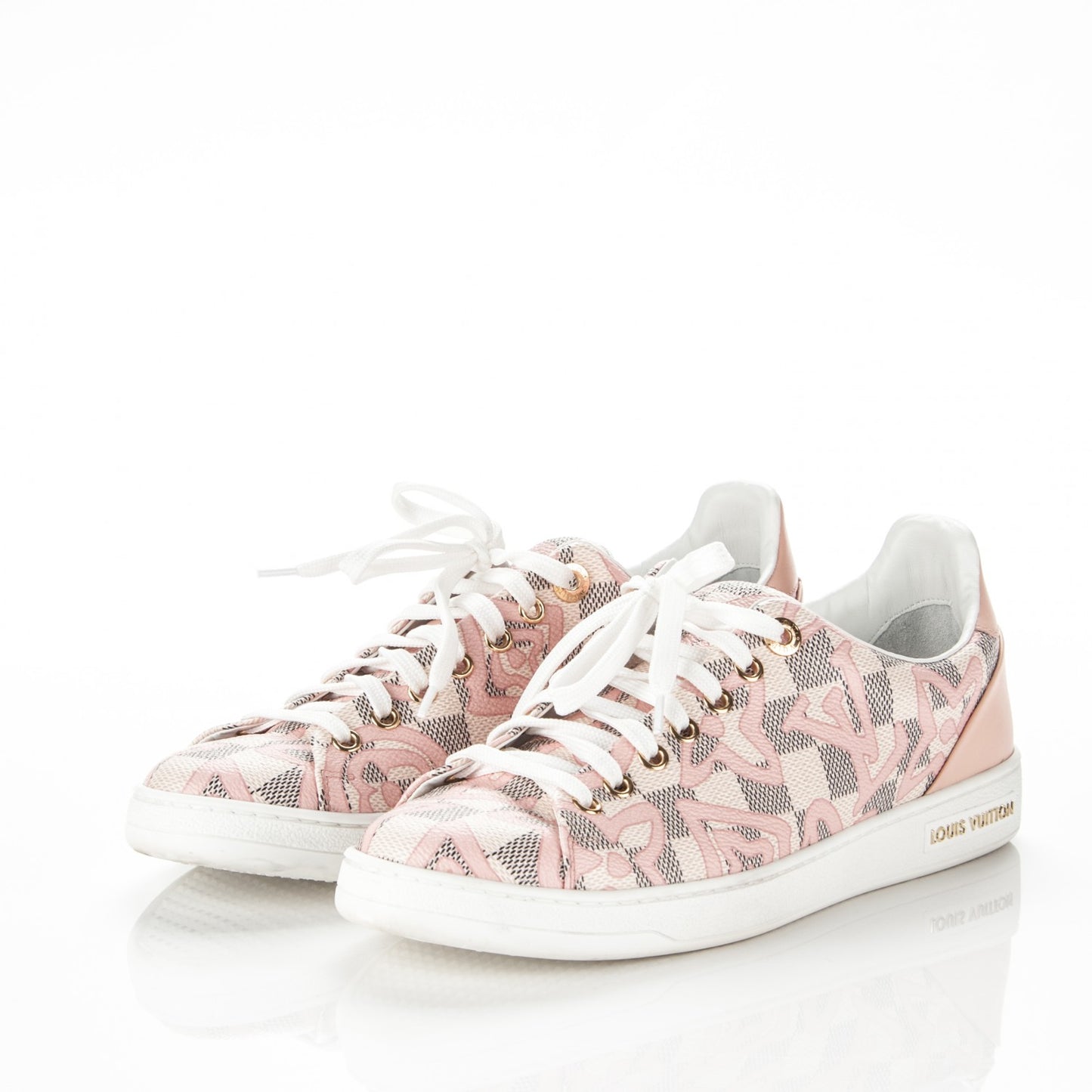 Damier Azur Tahitienne Bora Bora Sneakers 39 Rose Ballerine