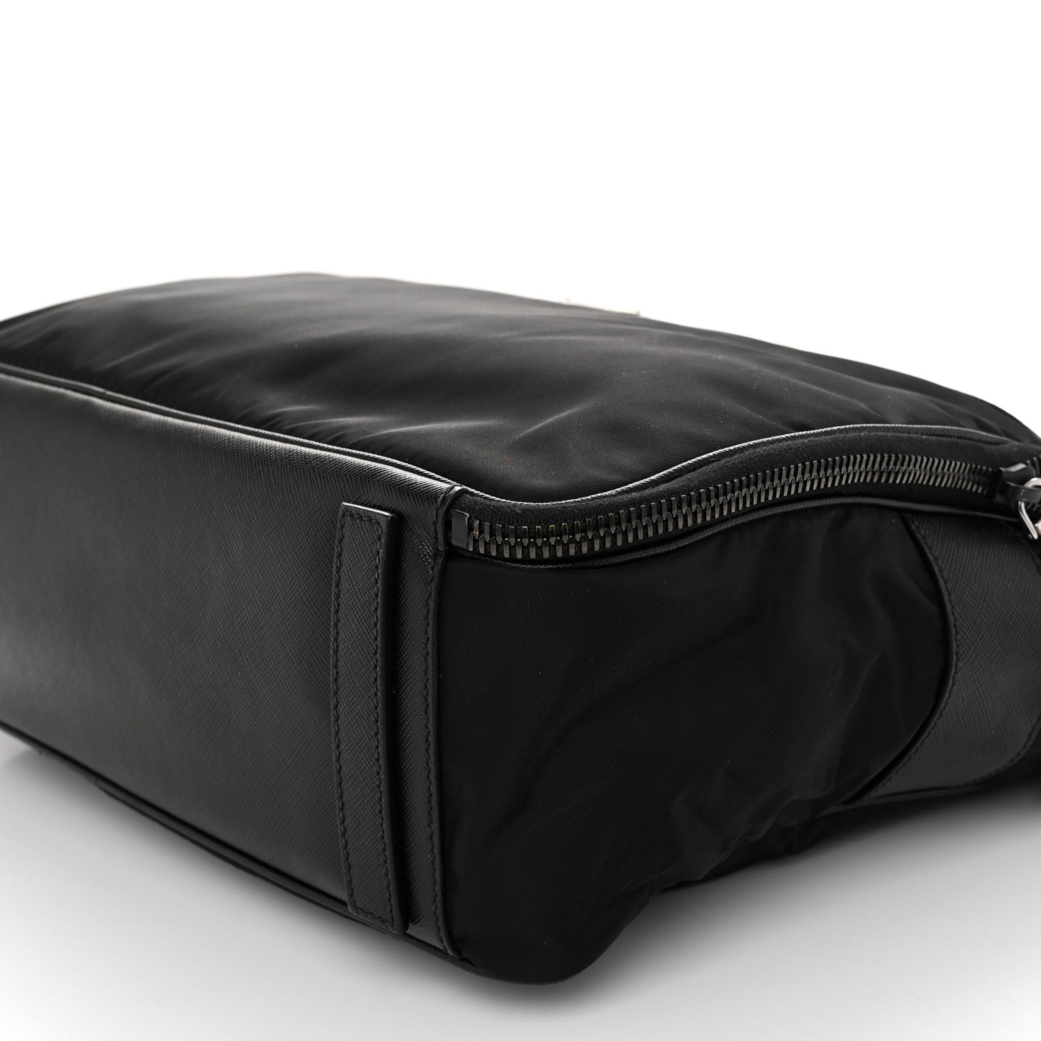 Prada Tessuto Nylon Saffiano Briefcase Black 11 of 12