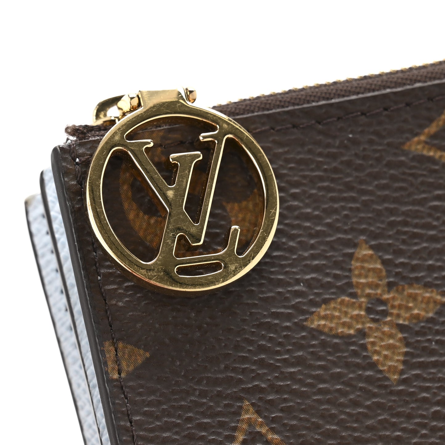 Monogram Lisa Wallet Olympe Blue