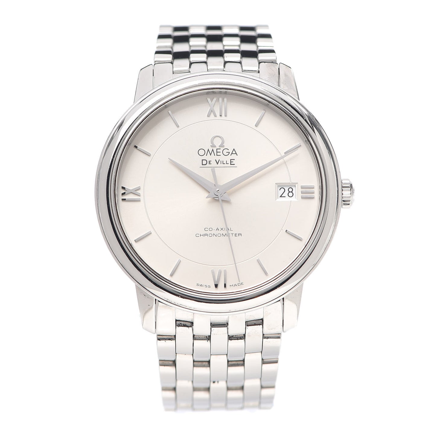 Stainless Steel 36mm De Ville Prestige Co-Axial Automatic Watch 424.10.37.20.02.001