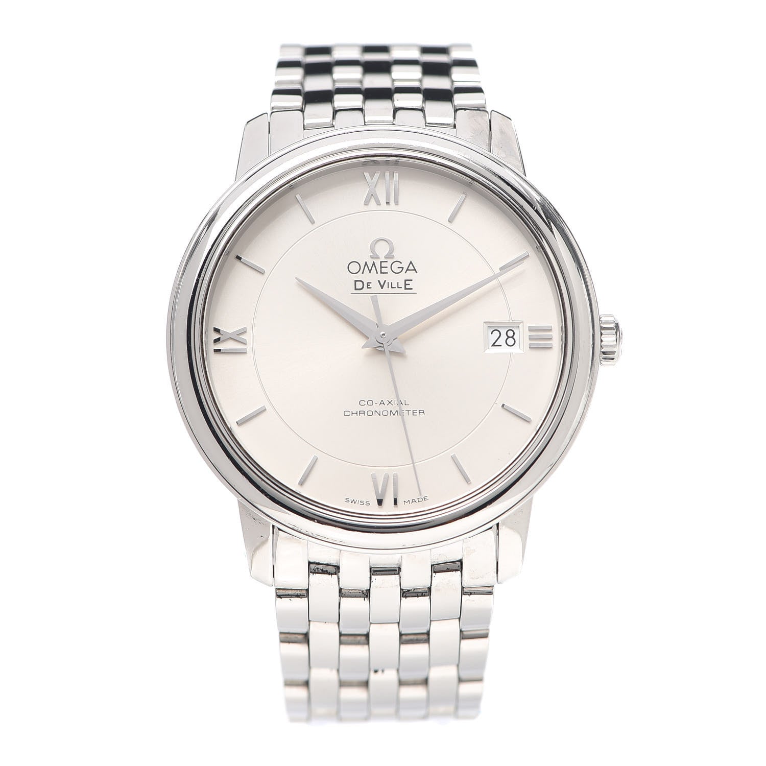 Omega Stainless Steel 36mm De Ville Prestige Co-Axial Automatic Watch 424.10.37.20.02.001 1 of 6