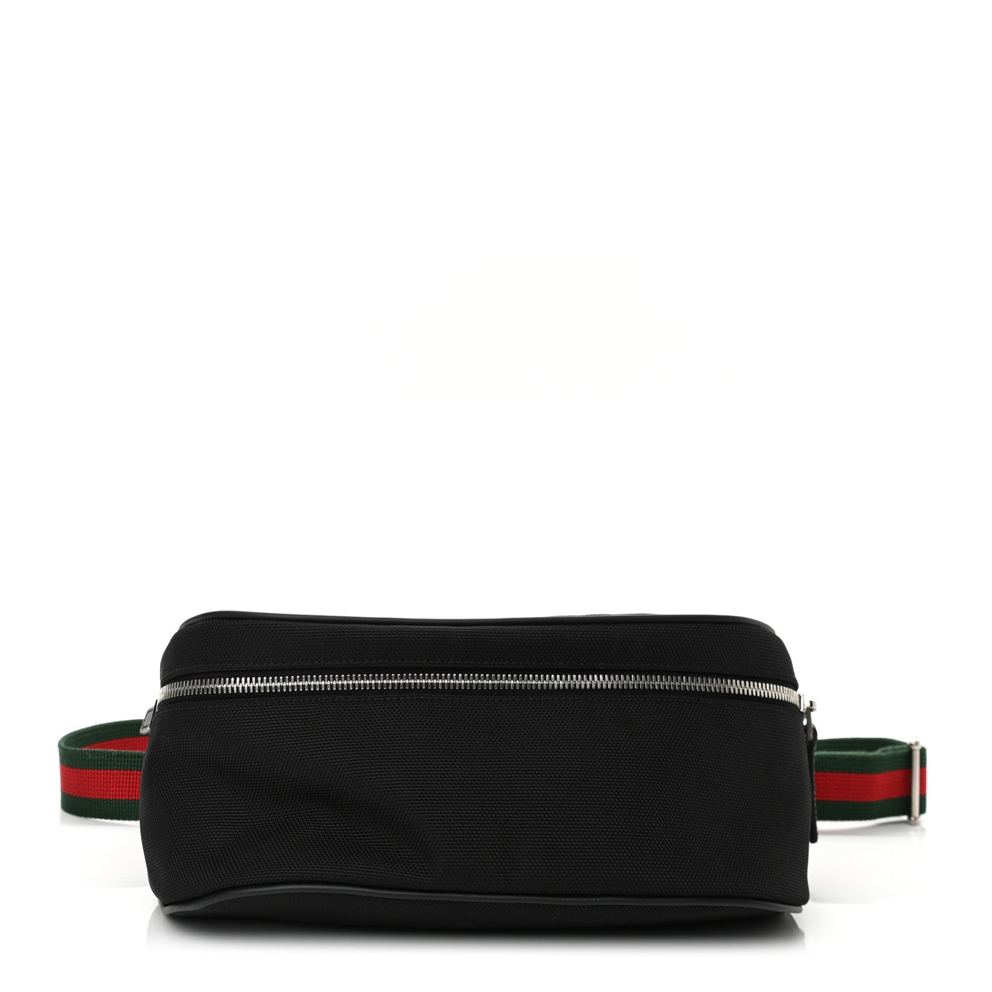 Techno Canvas Web Large Belt Bag Black