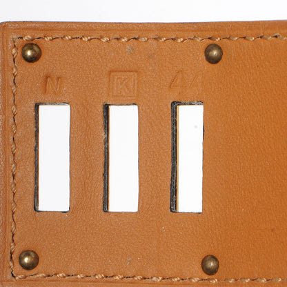Hermes Swift Leather Kelly Dog Bracelet Small Chocolate 4 of 5