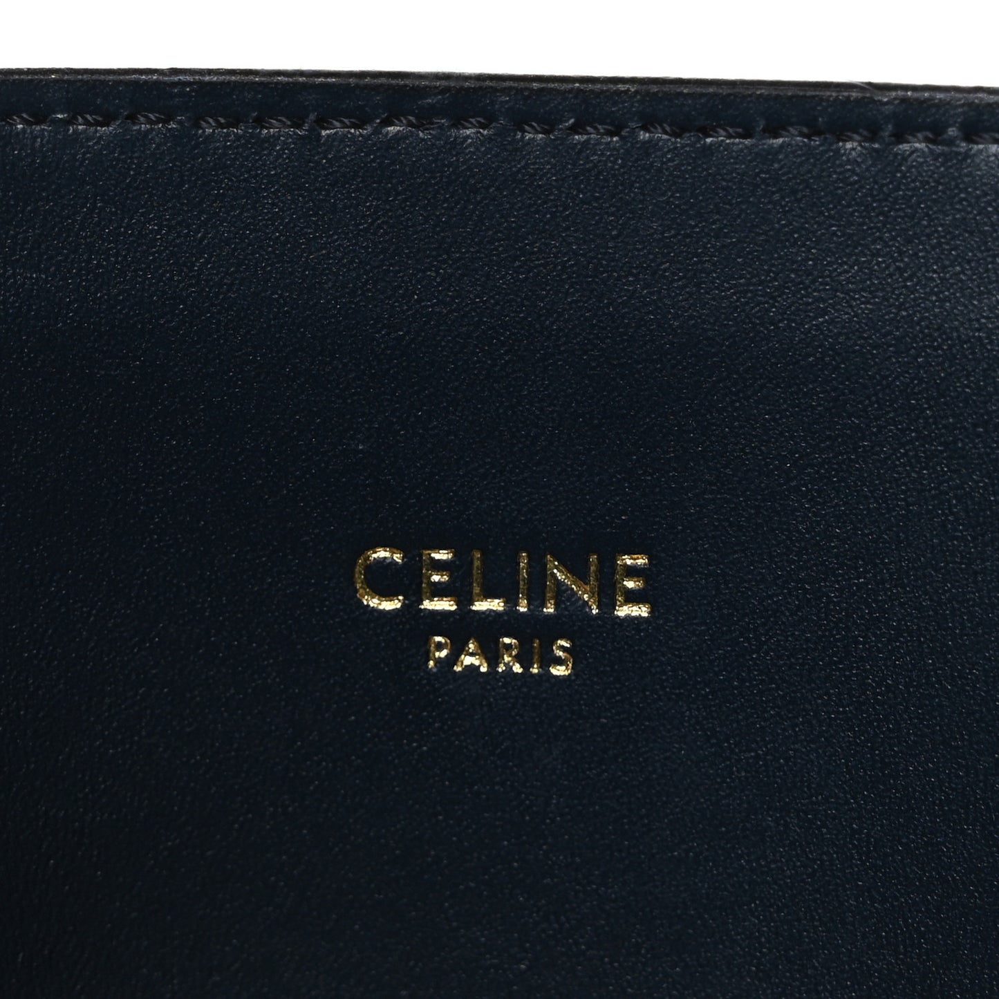 Canvas Calfskin Logo Print Small Vertical Cabas Natural Navy