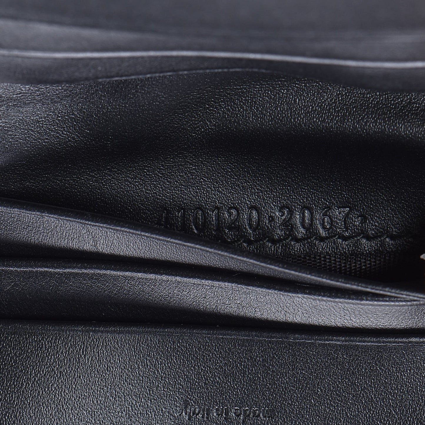 Guccissima Card Case Wallet Black