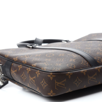Louis Vuitton Monogram Macassar Porte-Documents Voyage PM 6 of 10