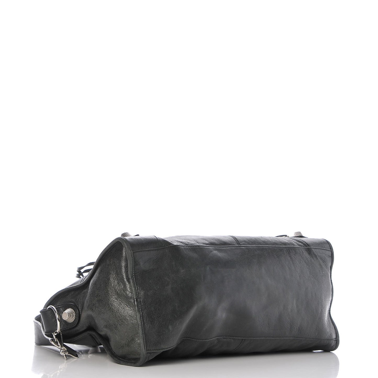 Agneau Giant 21 Silver Hardware Part Time Black