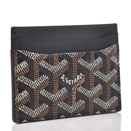 Goyard Goyardine Saint Sulpice Card Holder Black 3 of 6