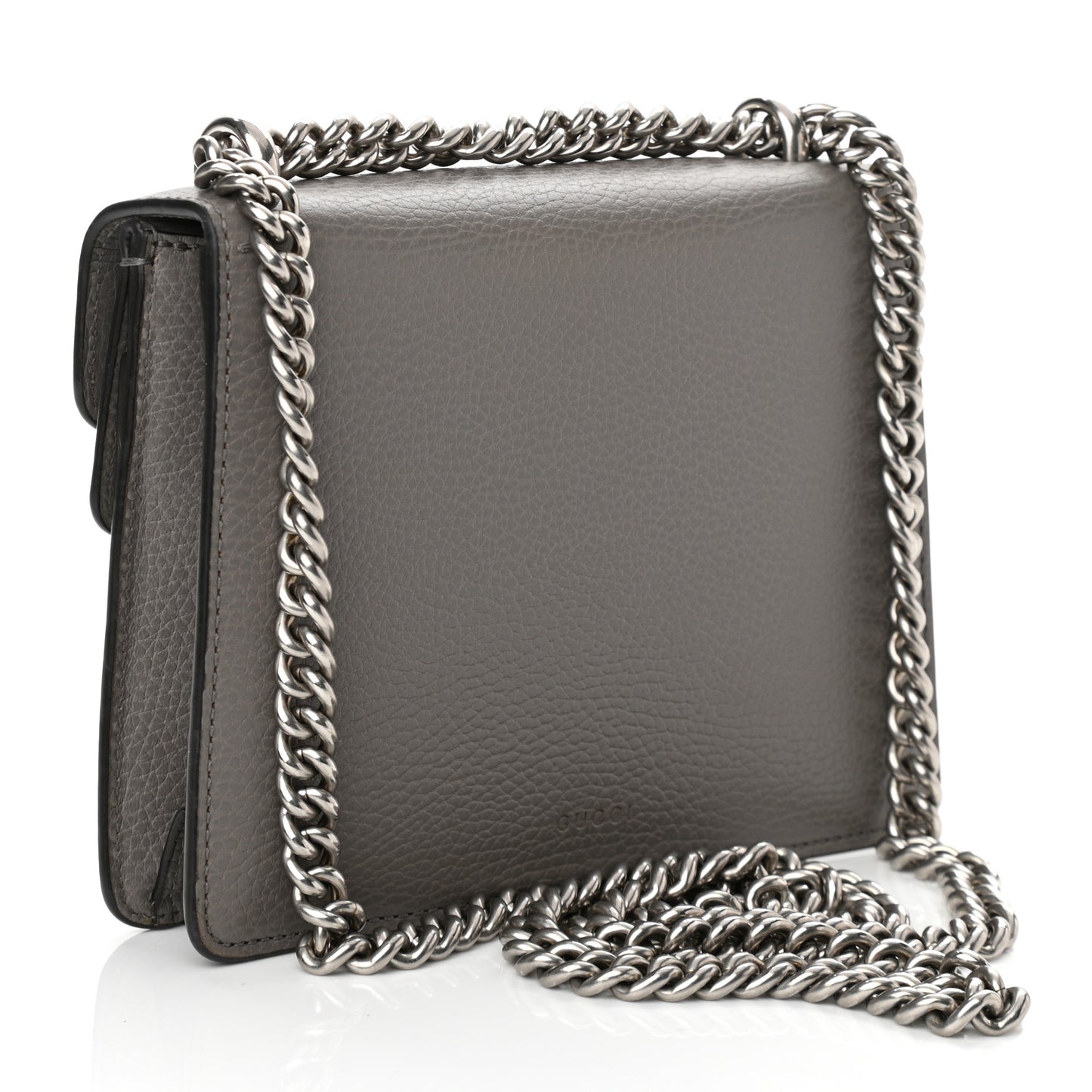 Calfskin Mini Dionysus Shoulder Bag Dusty Grey