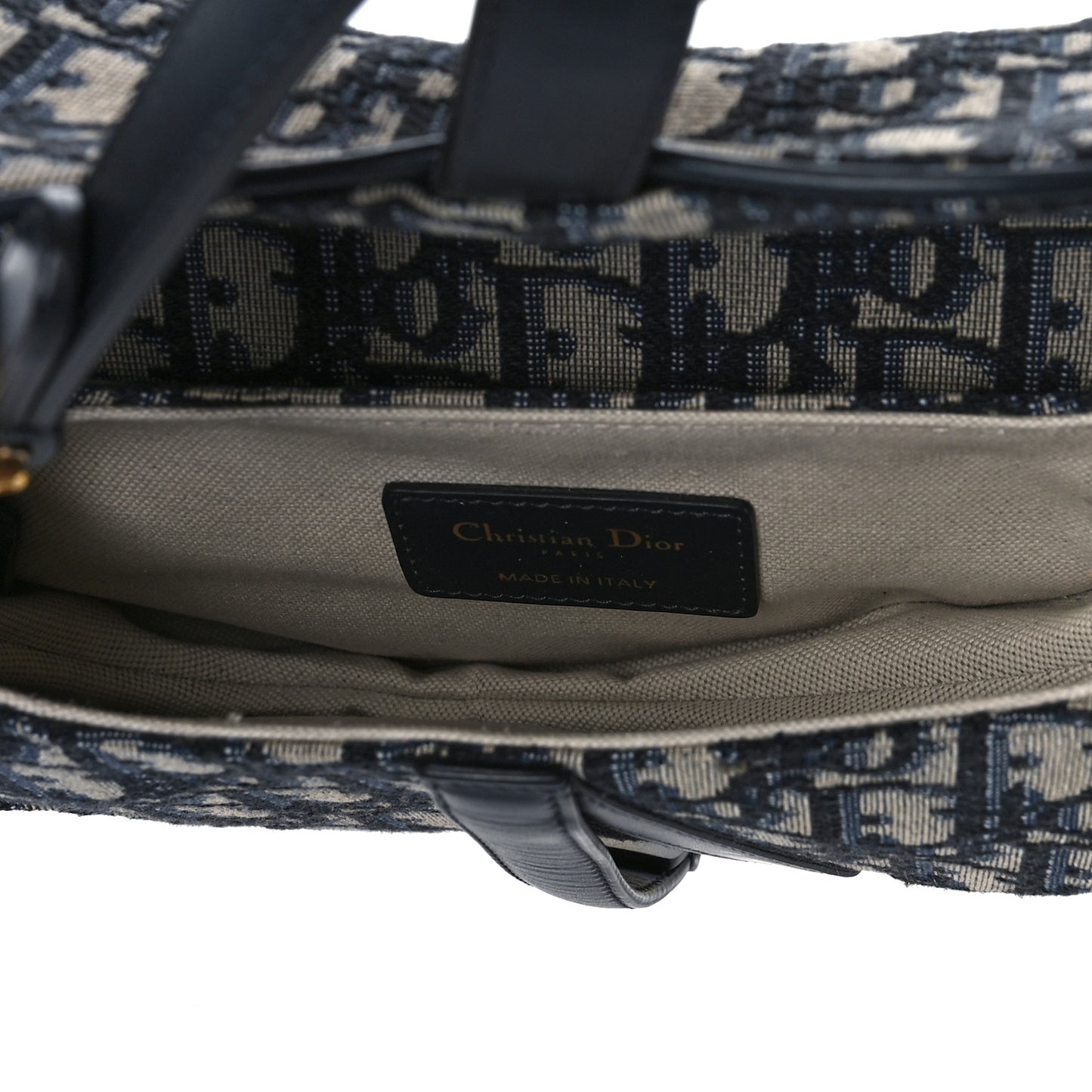 Oblique Mini Saddle Bag Blue