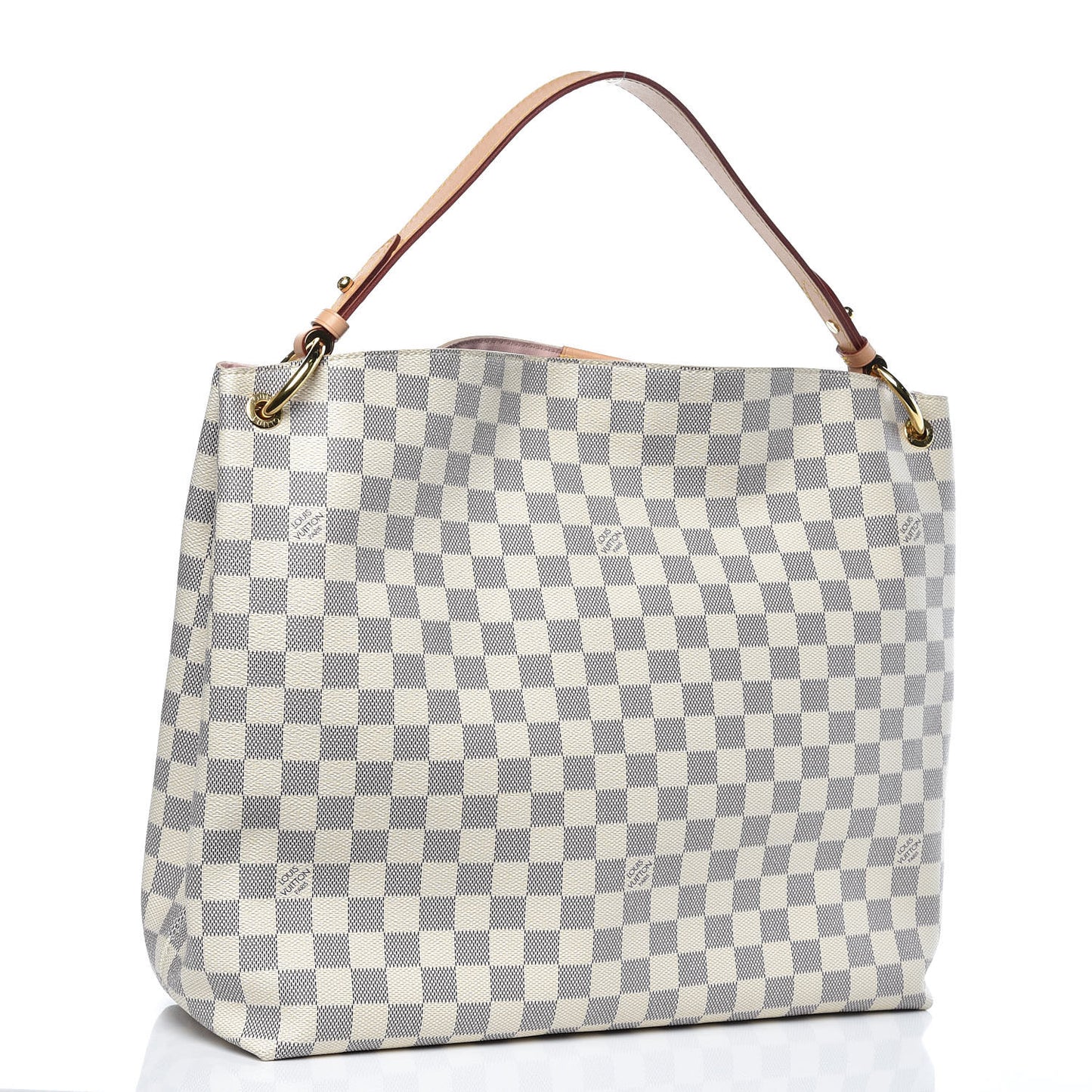 Damier Azur Graceful MM Rose Ballerine