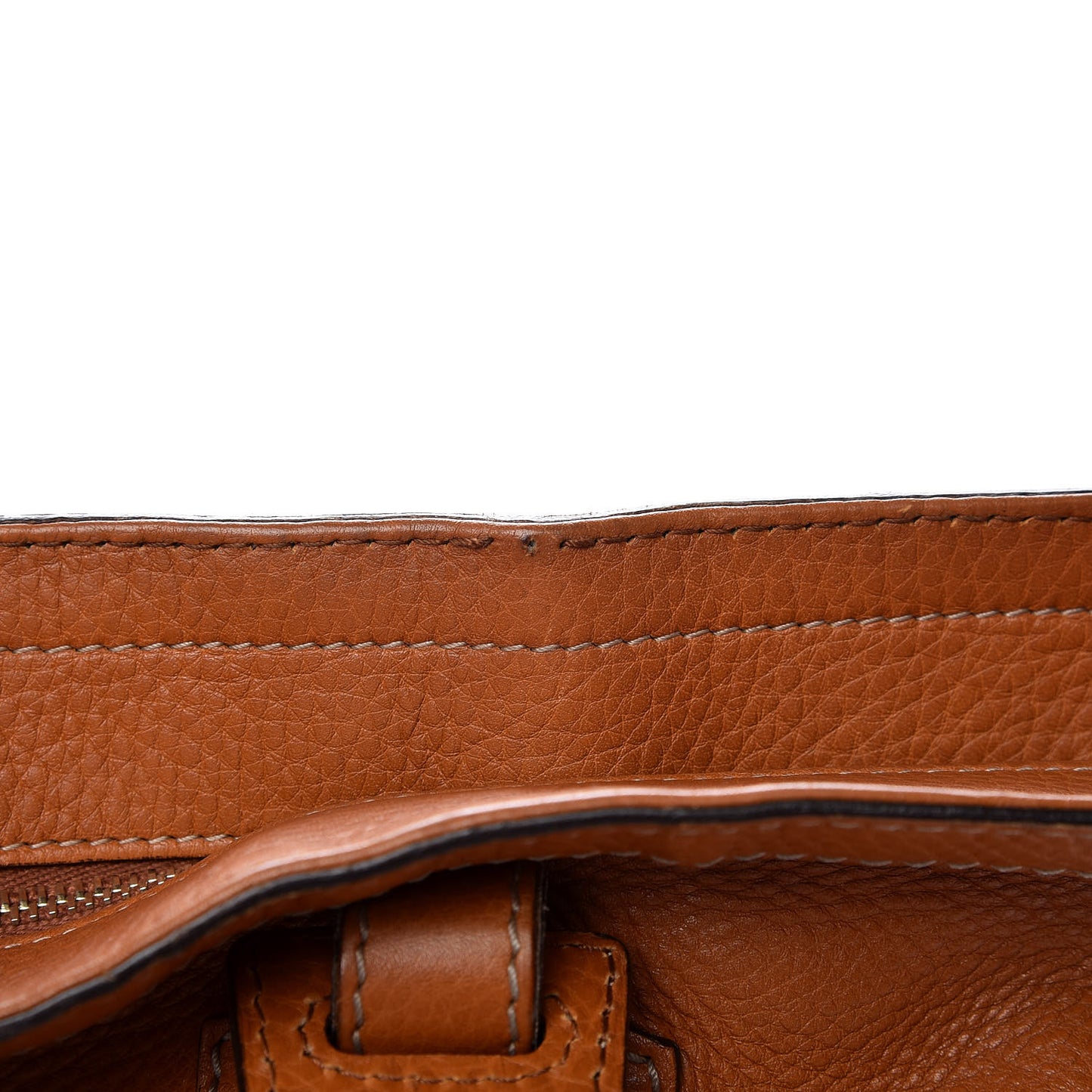 Calfskin Web Medium Heritage Tote Tan