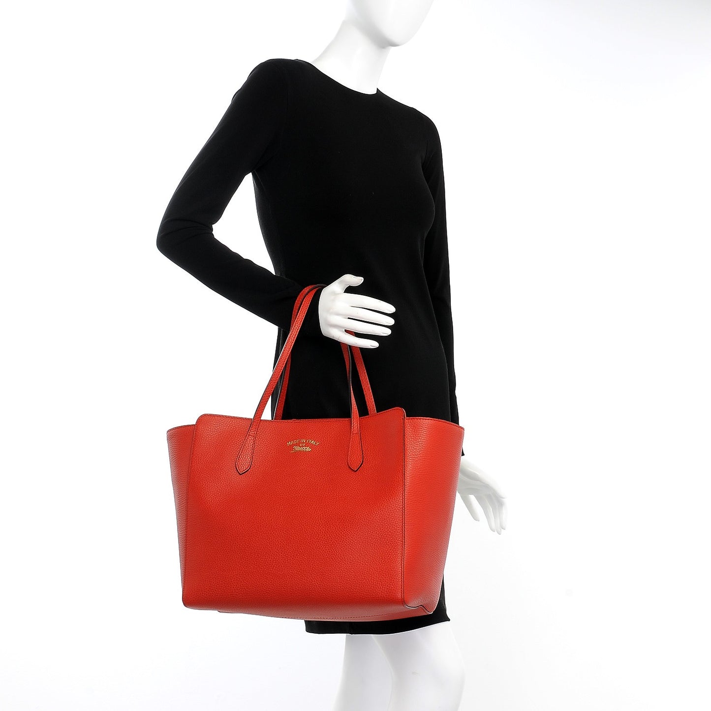 Dollar Calfskin Medium Swing Tote Oxidation