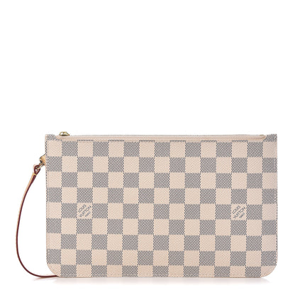 Louis Vuitton Damier Azur Neverfull MM GM Pochette 1 of 8