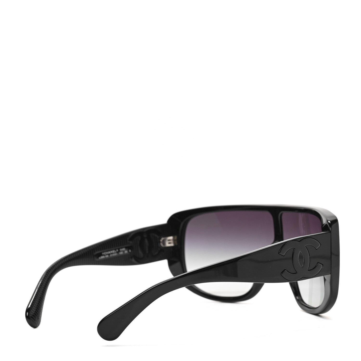 Chanel Acetate Shield Sunglasses 5495 Black 4 of 6