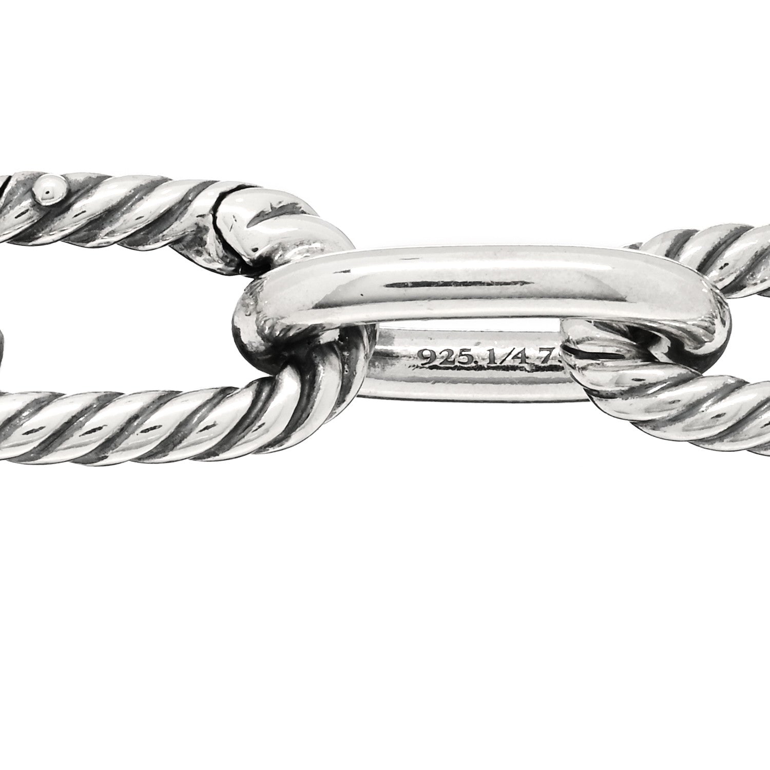 David Yurman Sterling Silver 18K Yellow Gold 11mm Madison Chain Bracelet 4 of 4