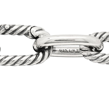 David Yurman Sterling Silver 18K Yellow Gold 11mm Madison Chain Bracelet 4 of 4