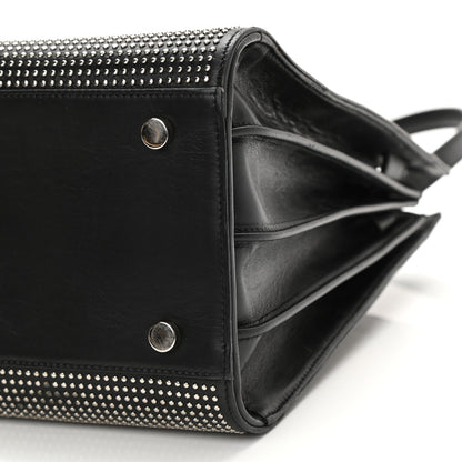 Saint Laurent Calfskin Studded Small Sac De Jour Black 8 of 9