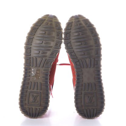 Louis Vuitton Nubuck Calfskin Perforated Run Away Sneakers 39.5 Rouge 6 of 9