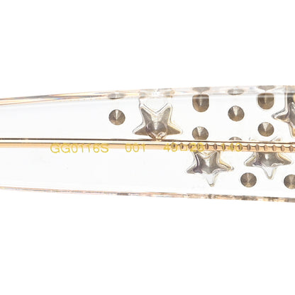 Gucci Acetate Crystal Oversize Mirrored Star Sunglasses GG0116S 6 of 8