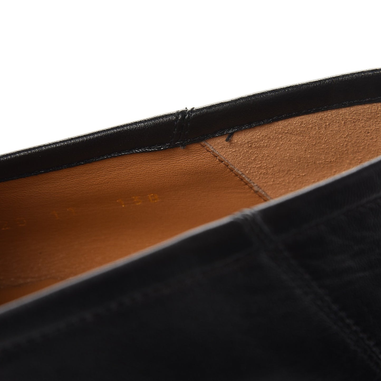 Lambskin Wolf Embroidered Mens Brixton Horsebit Loafers 11 Black