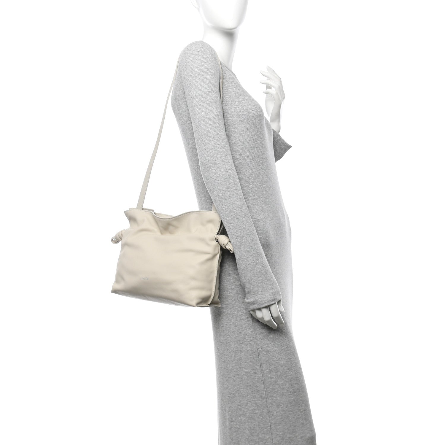 Loewe Nappa Calfskin Medium Flamenco Knot Bag Sea Salt 2 of 12