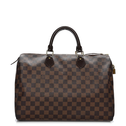 Louis Vuitton Damier Ebene Speedy 35 1 of 13