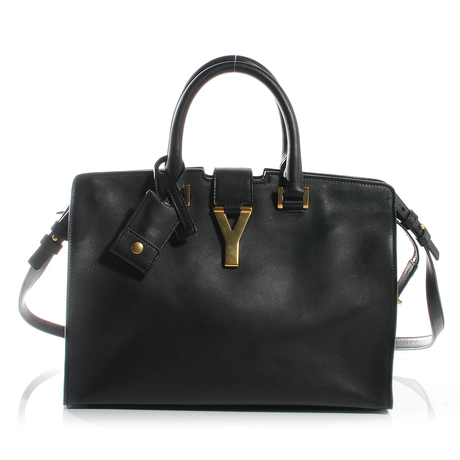 Saint Laurent Leather Small Classic Y Cabas Black 1 of 8