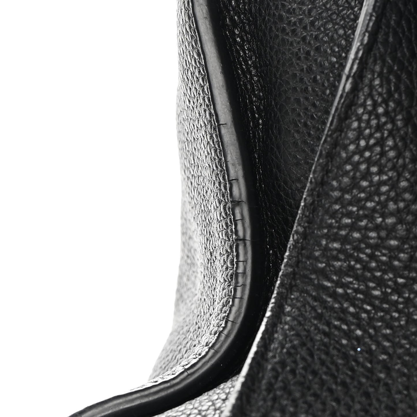 Grained Calfskin Medium Souple Sac De Jour Black