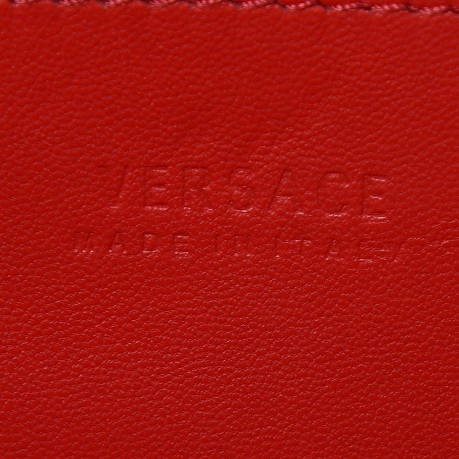 Versace Calfskin Small DV One Red Blue 7 of 10