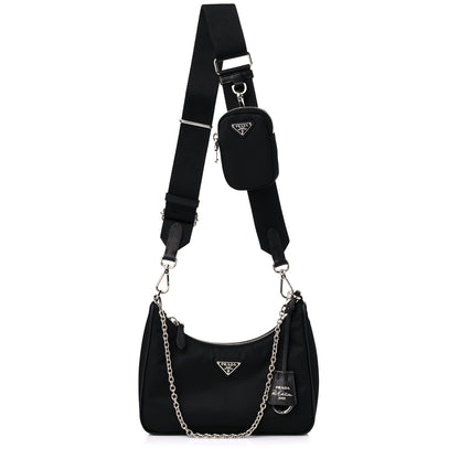 Prada Nylon Re-Edition 2005 Shoulder Bag Black 1 of 8