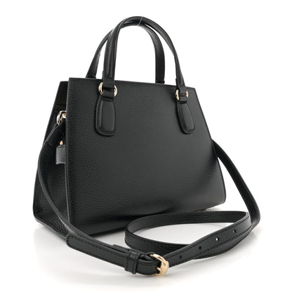 Gucci Dollar Calfskin Medium Soho Top Handle Satchel Black 3 of 10