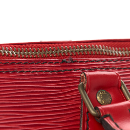 Louis Vuitton Epi Speedy 35 Castillan Red 14 of 16