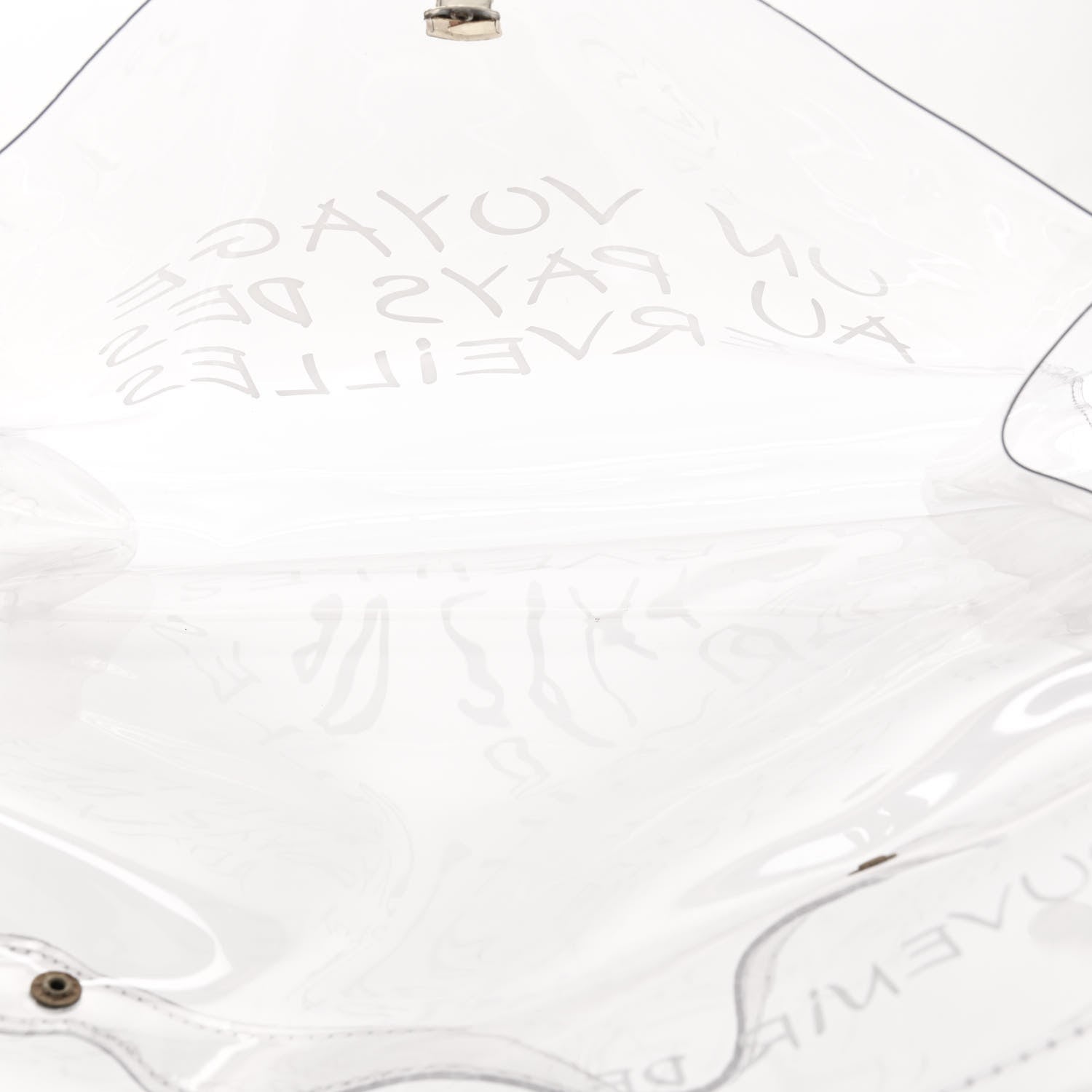 Hermes Vinyl Souvenir De L'Exposition Kelly Transparent 4 of 7