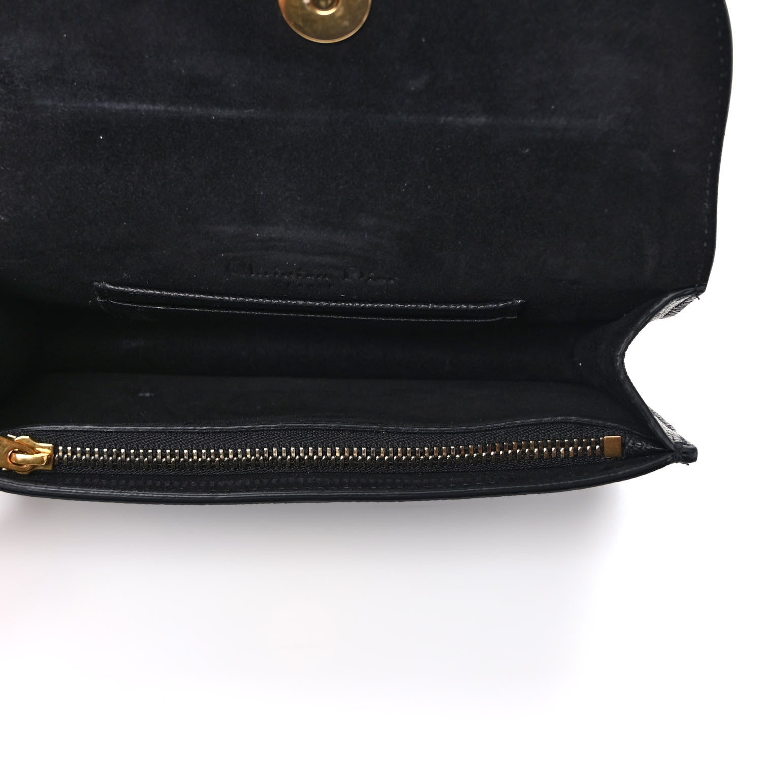 Christian Dior Grained Calfskin Saddle Belt Bag Black 5 of 9