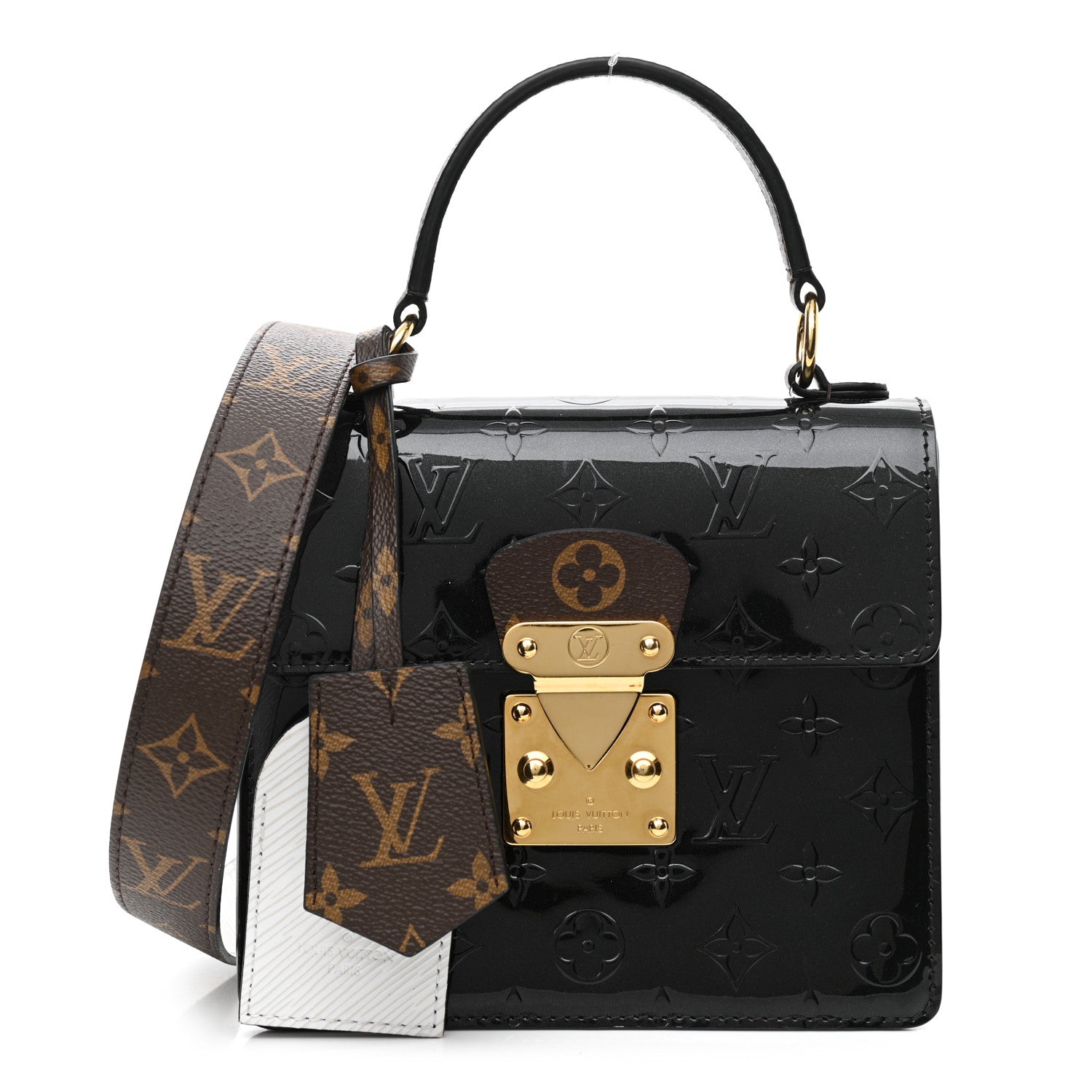 Louis Vuitton Vernis Epi Monogram Spring Street Black 1 of 8