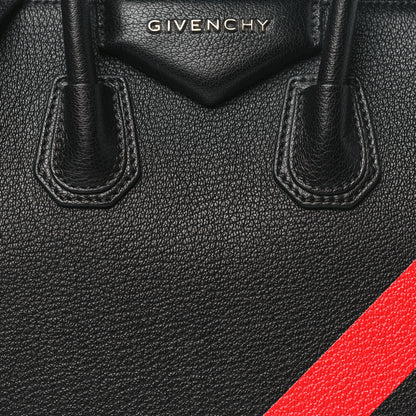 Givenchy Sugar Goatskin Striped Mini Antigona Black 8 of 10