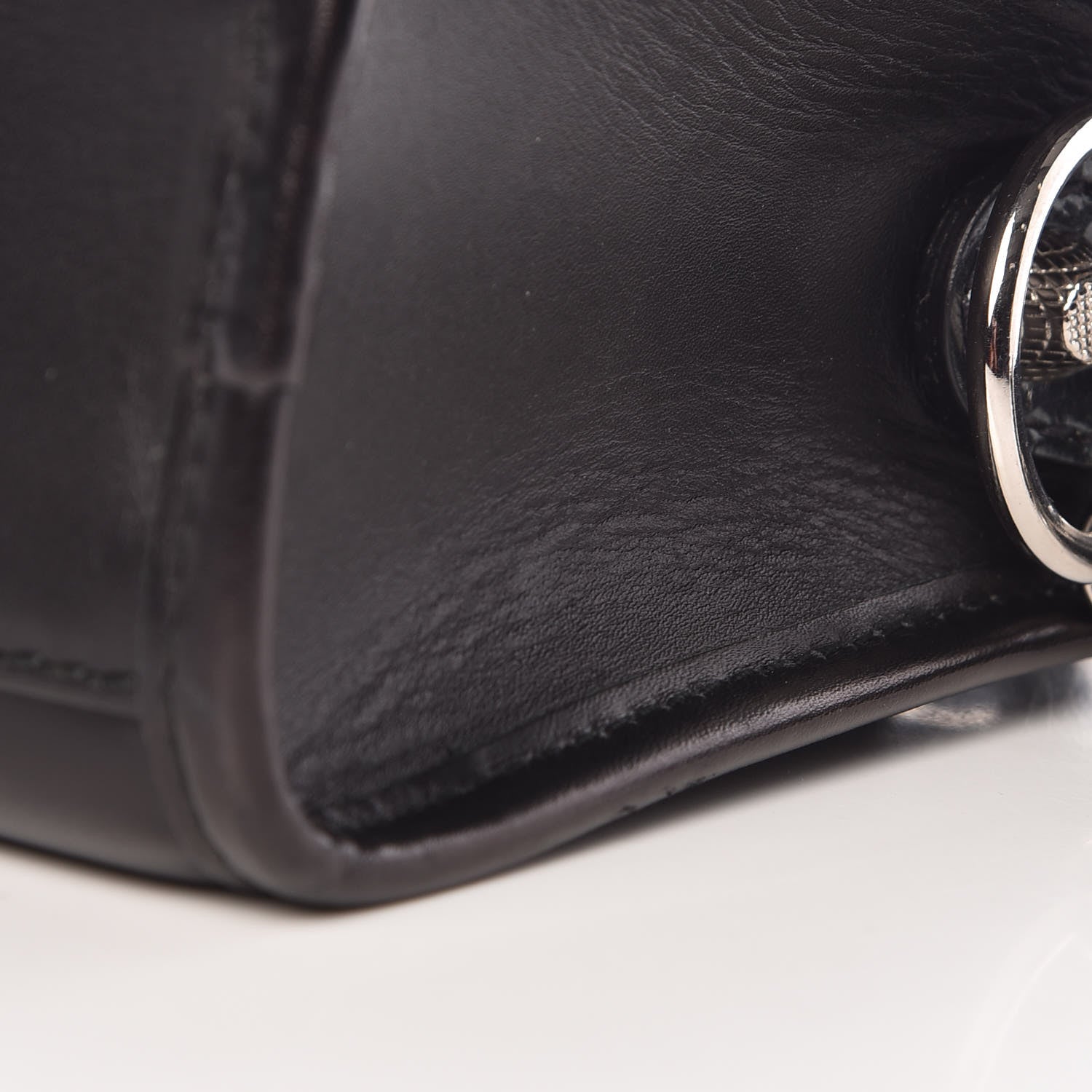 Balenciaga Smooth Calfskin Metallic Patent Giant 12 Silver Hardware Mini City Black Gris 10 of 13